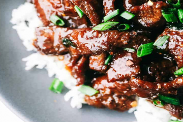 Receta de carne estilo Mongol casera