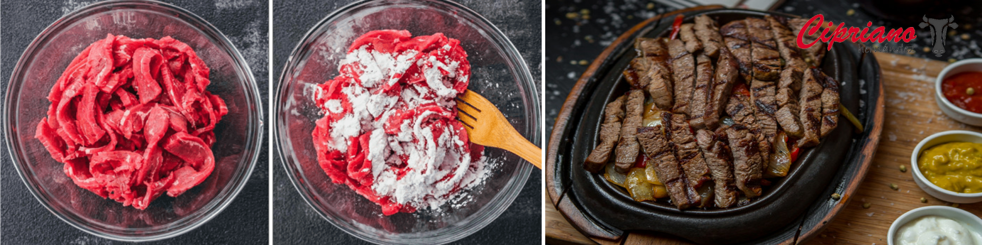 cocinar carne de vaca en tiras a la perfección